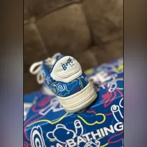 スニーカー A Bathing Ape Bape Sta Medicom Toy Bearbrick Camo Blue 8a94bd_cc1d138f509f4d5dab4d587